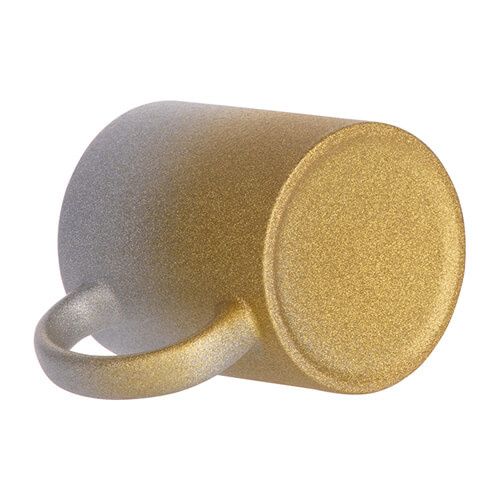 Kubek 330 ml z brokatem do sublimacji - złoto-srebrny gradient na Arena.pl