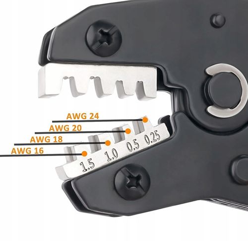 Zestaw zaciskarek do końcówek otwartych, 0,25-1,25 mm 600 końcówek na Arena.pl