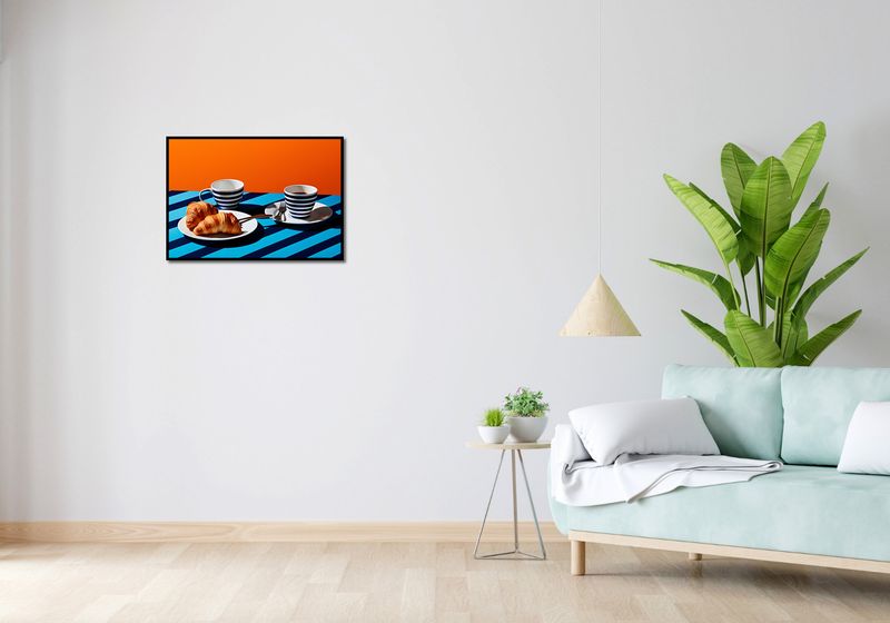Plakat 66,5x46,5cm Croissanty zdjęcie 4