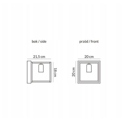 Nowoczesne Lampy Ścienne Loft Horus 2870/K-B-1 na Arena.pl