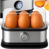JAJOWAR AUTOMAT DO GOTOWANIA JAJEK OMLETU 6 JAJEK 200W ZESTAW Z MIARKĄ