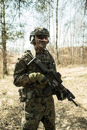 Szalokominiarka Komin Termoaktywny wojskowy ANTYBAKTERYJNY khaki OLIVE na Arena.pl