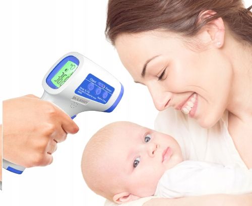 TERMOMETR LEKARSKI BEZDOTYKOWY NA PODCZERWIEŃ MED zdjęcie 1