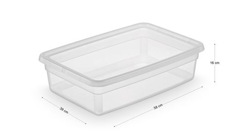 Pojemnik 29 l pod łóżko z pokrywą plastikowy organizer wolny od BPA na Arena.pl