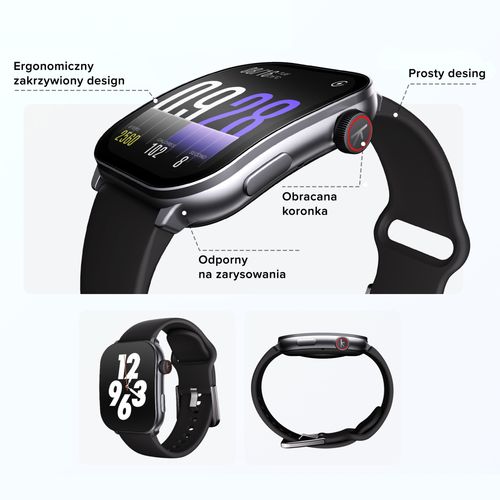 Smatwatch KIESLECT Balancs 2,1" AMOLED Bluetooth 5.2 IP68 na Arena.pl