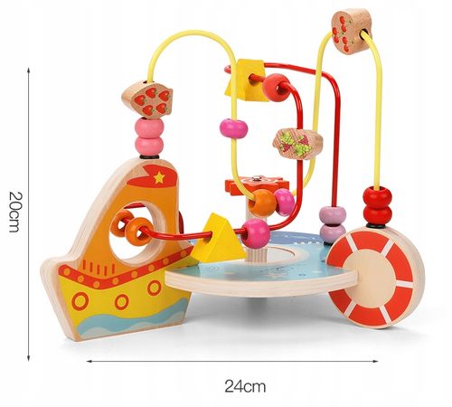 drewniany labirytn statek jhtoy-408 na Arena.pl