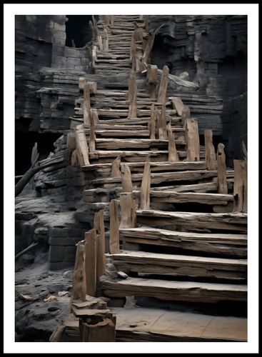 Plakat 64x90cm Schody do Nieznanego na Arena.pl