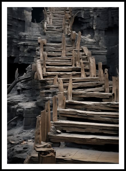 Plakat 64x90cm Schody do Nieznanego zdjęcie 3