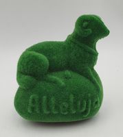baranek alleluja 10szt mech zielony 10 x 8 cm