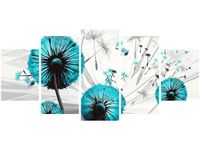 70CM 150CM OBRAZ 5 ELEM DMUCHAWCE TURKUSACH ŚCIENNY