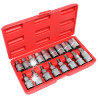 KLUCZE NASADOWE TORX NASADKI I BITY 17 SZT 1/2''