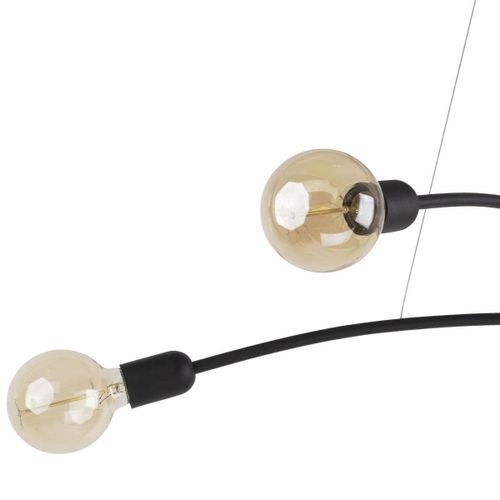 Pokojowa lampa wisząca kule Helix 2724 TK Lighting metalowa czarna na Arena.pl