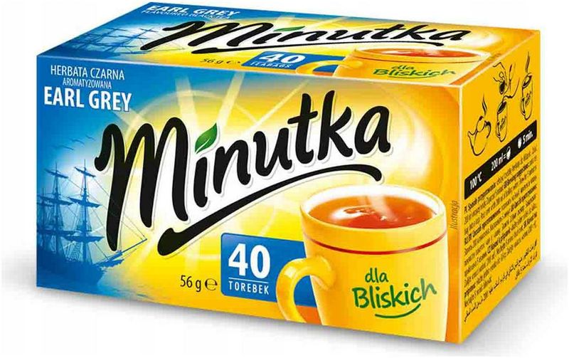 MOKATE HERBATA MINUTKA 40TB EARL GREY 56G zdjęcie 1