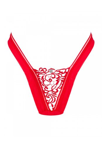 Bielizna-Larisya Stringi Czerwone L/Xl na Arena.pl