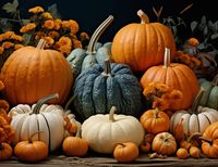 Plakat 65x50cm Jesienne Urodzaje