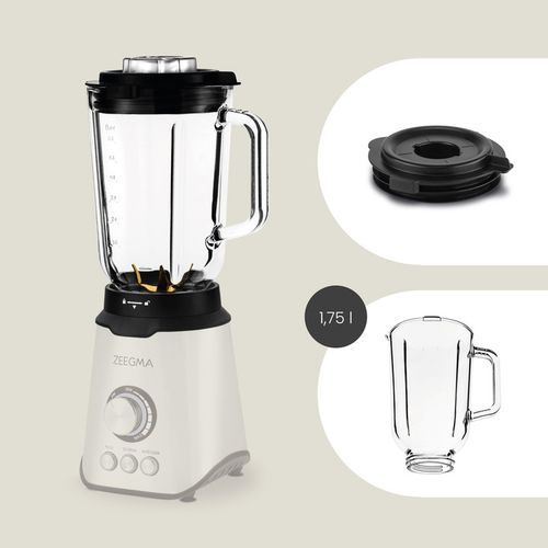 BLENDER KIELICHOWY SZKLANY 1,75L DUŻY sok warzyw owoców koktajli KRUSZY LÓD na Arena.pl