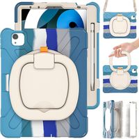 Etui do iPad 3/2/1/Pro 11" z Podstawką i Paskiem na Ramię Niebieskie