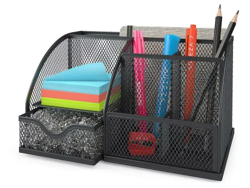 Przybornik organizer na biurko 6 komór szufladka na Arena.pl