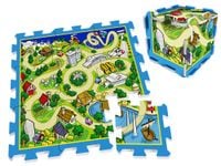puzzle piankowe mata uliczka wyścigi 9el. | za3150