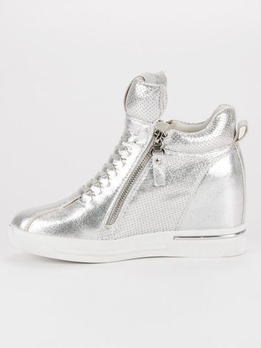 SREBRNE SNEAKERSY Rozmiar - 36 na Arena.pl