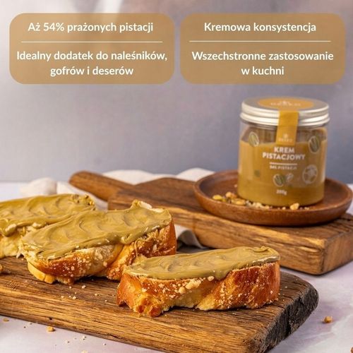 Krem pistacjowy 200g DESEO Krem z pistacji 54% PISTACJI na Arena.pl
