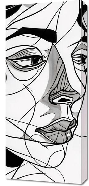 Obraz 40x90cm Portret Kobiecy zdjęcie 1