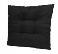 Plamoodporna poduszka pikowana na krzesło, taras 35x35 CZARNY