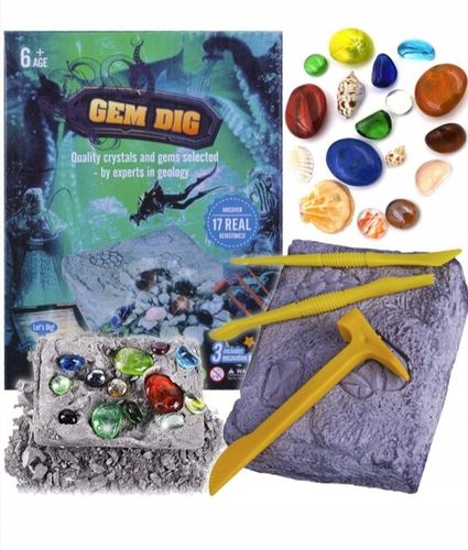 WYKOPALISKA KOPALNIA KRYSZTAŁÓW DIAMENTÓW ZABAWKA ARCHEOLOG ARCHEOLOGICZNE na Arena.pl