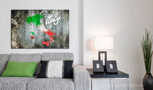 Obraz - Artystyczna mapa Włoch Rozmiar - 60x40 na Arena.pl