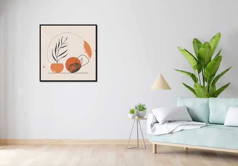 Plakat 80x80cm Tonacja Pasteli zdjęcie 4