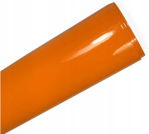 FOLIA SAMOPRZYLEPNA AUTO POMARAŃCZ POŁYSK 100 cm na Arena.pl