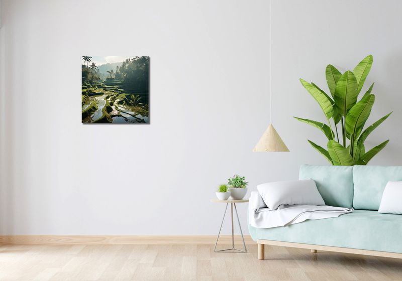 Obraz 50x50cm Zielone Sanktuarium zdjęcie 2