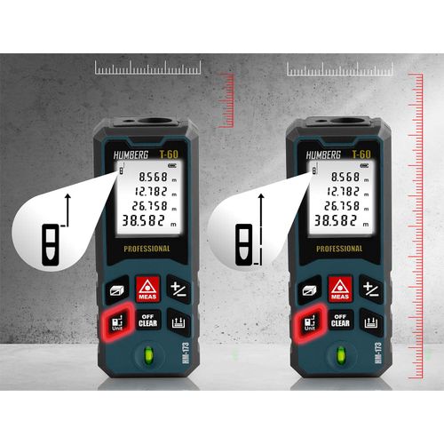Dalmierz laserowy 60 m Humberg HM-173 na Arena.pl