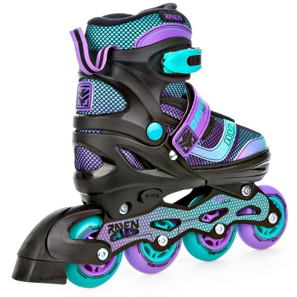 Rolki Regulowane RAVEN Drill Violet/Mint 34-37 zdjęcie 1
