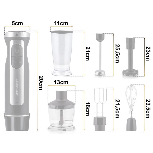Blender ręczny 1500 W BD-754 Berdsen zdjęcie 2