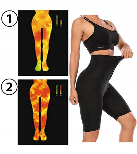 LEGINSY MODELUJĄCE SPODNIE ODCHUDZAJĄCE TERMICZNE na Arena.pl