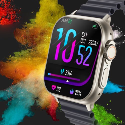 SMARTWATCH UNISEX Rubicon RNCF17 - BLUETOOTH CALL, ŁADOWANIE BEZPRZEWODOWE (sr059b) na Arena.pl