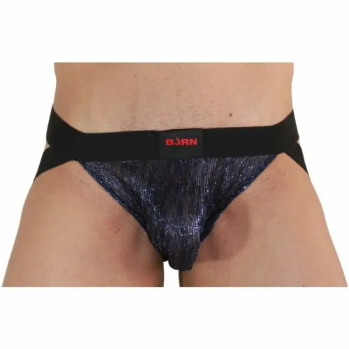 burn 006 jockstraps błyszczący niebiesko-czarny m - stylowy design na Arena.pl
