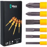 WERA Wkrętaki Izolowane Śrubokręty 1kV 1000V VDE dla Elektryka 6szt