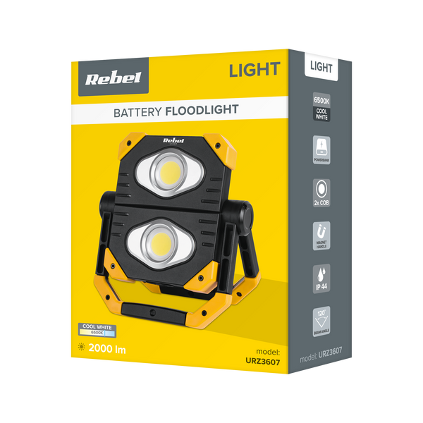 Przenośny reflektor LED 2XCOB. zdjęcie 11