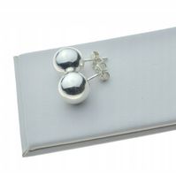 Kolczyki Srebrne Kulki 10mm Srebro 925 na Sztyft