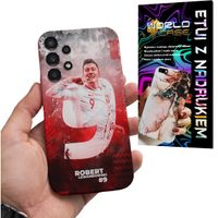 ETUI CASE DO SAMSUNG A32 4G - FC BARCELONA LEWANDOWSKI PIŁKARSKIE WZORY