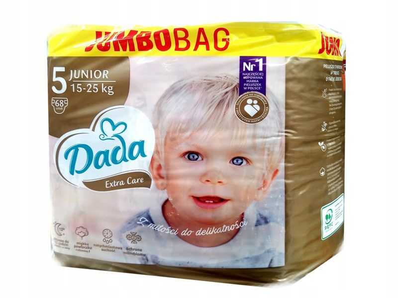 Pieluchy Dada Extra Care 5 Junior x68 - Climaflex zdjęcie 1