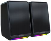 GŁOŚNIKI KOMPUTEROWE DLA GRACZY GAMINGOWE USB RGB PODŚWIETLANE NA PREZENT