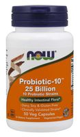 NOW FOODS Probiotic-10 - 25 Bilion (50 kaps.)