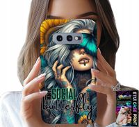 ETUI DO SAMSUNG GALAXY S10E - ANTI SOCIAL, BUTTERFLY, MOTYLEK, KOBIECE