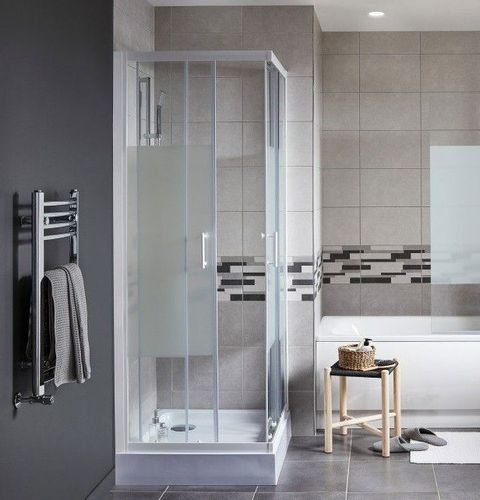 GRZEJNIK ŁAZIENKOWY CHROM ESSO 70X40 PŁASKI na Arena.pl