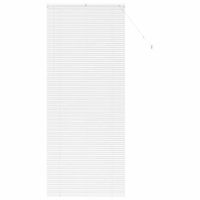 Żaluzja okienna z zasłonami ręczne Biały Aluminium