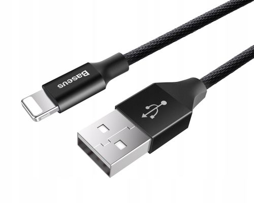 BASEUS USB lightning Długi kabel iPhone iPad 180cm Czarny na Arena.pl
