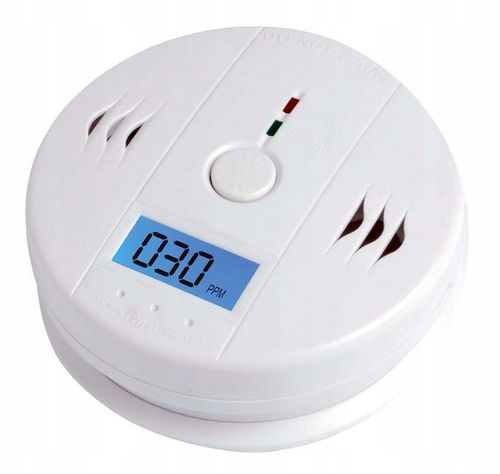 Czujnik czadu i dymu detektor tlenku węgla CO BEZPRZEWODOWY LCD GŁOŚNY na Arena.pl